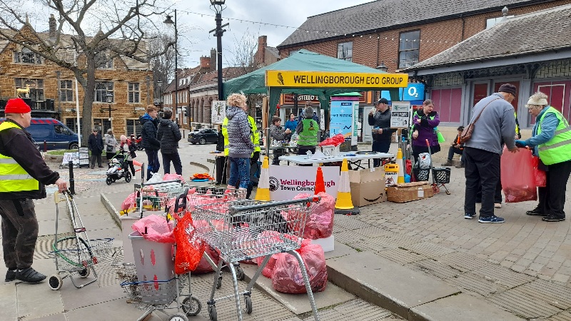 Town Centre Litter Picked for The Great British Spring Clean