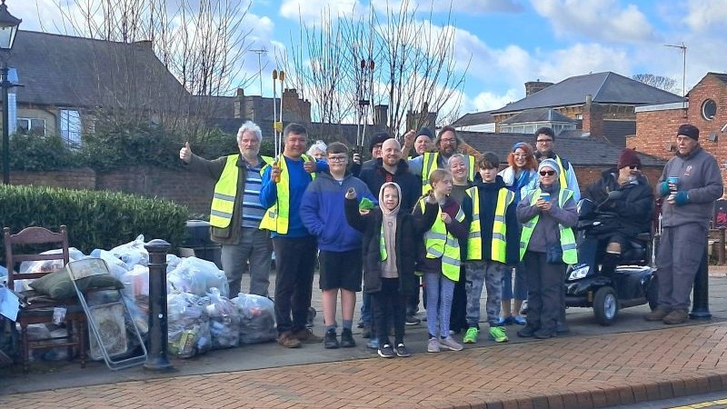 Town Centre Litter Picked for the Great British Spring Clean!