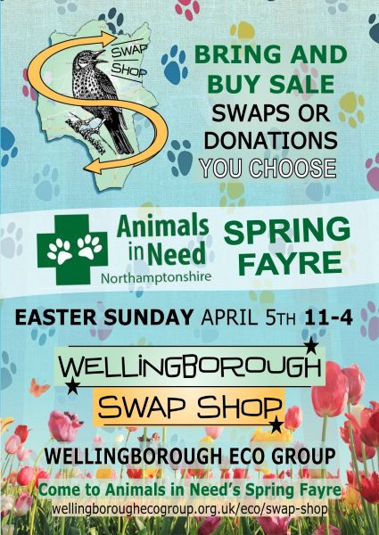 Swap Shop at Animals in Need Spring Fayre