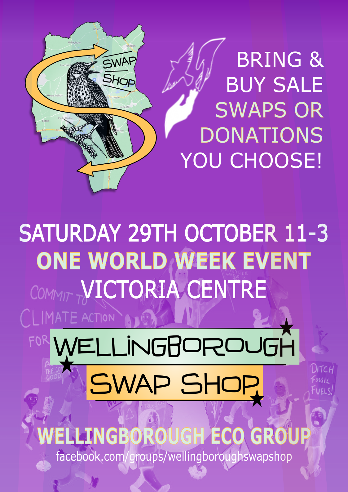 One World Week Event at Victoria Centre Wellingborough Eco Group